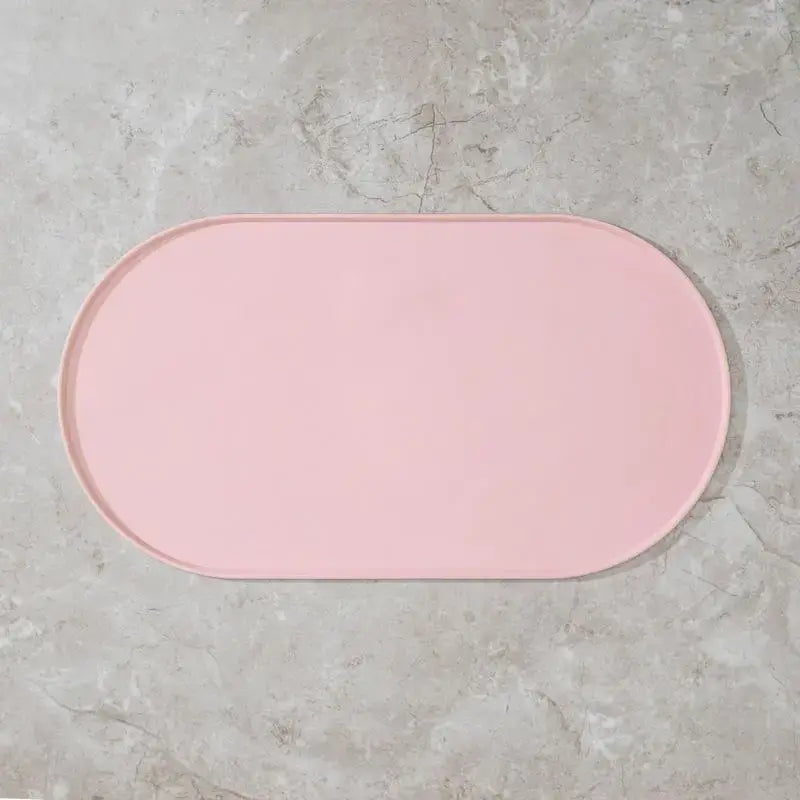 Cat Feeding Mat With Non-Slip Waterproof Design Pet Food Mat Compatible With Cat/Dog Bowls Multipet Households - A1