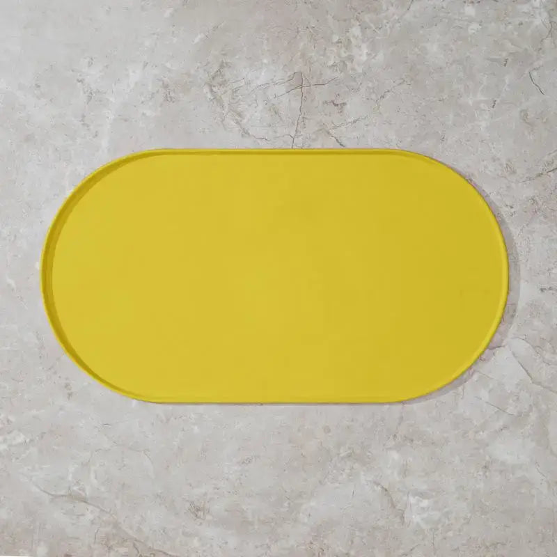 Cat Feeding Mat With Non-Slip Waterproof Design Pet Food Mat Compatible With Cat/Dog Bowls Multipet Households - A3