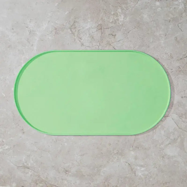 Cat Feeding Mat With Non-Slip Waterproof Design Pet Food Mat Compatible With Cat/Dog Bowls Multipet Households - A6