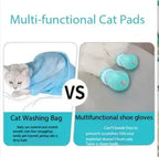 Cat foot anti-scratch and anti-bite cat headgear bath and nail clipping handy gadget injections feeding medicine beauty,