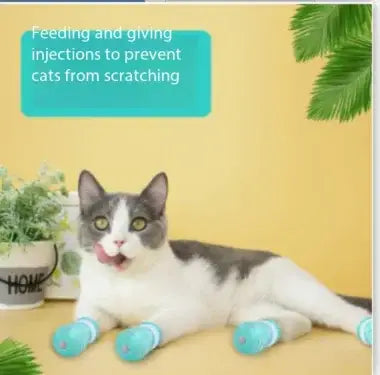 Cat foot anti-scratch and anti-bite cat headgear bath and nail clipping handy gadget injections feeding medicine beauty,