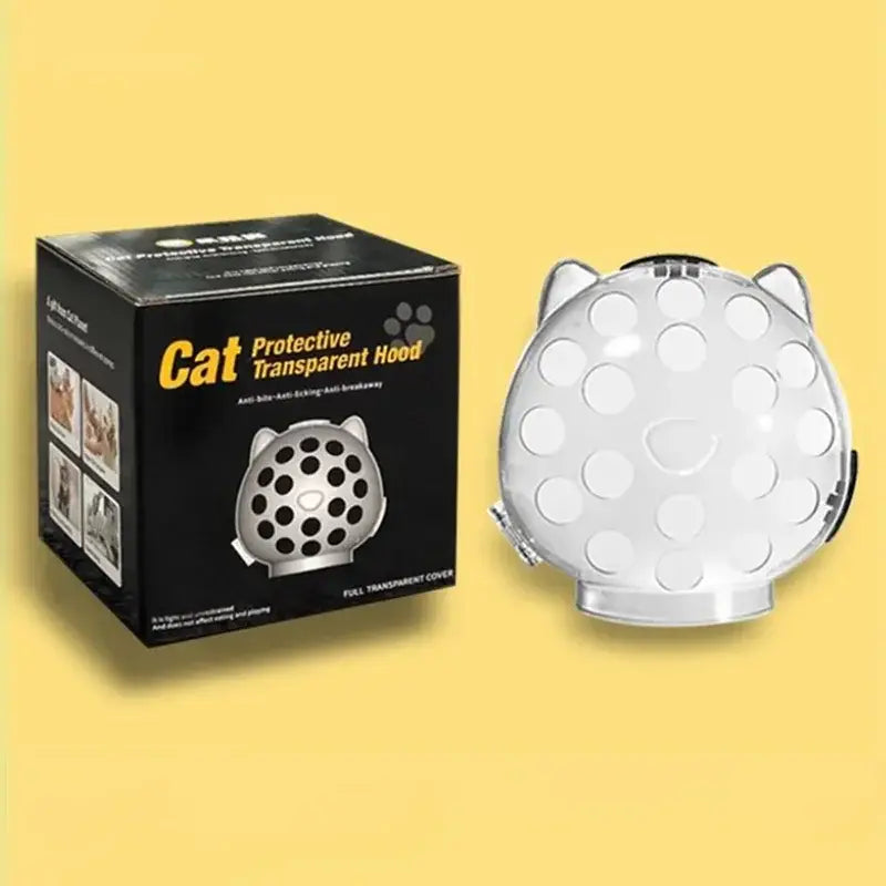 Cat Head Cover Portable Transparent Prevent Biting and Scratching Breathable Safety Travel Cat Carrier Bag Cats Pet