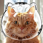 Cat Head Cover Portable Transparent Prevent Biting and Scratching Breathable Safety Travel Cat Carrier Bag Cats Pet