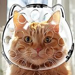Cat Head Cover Portable Transparent Prevent Biting and Scratching Breathable Safety Travel Cat Carrier Bag Cats Pet