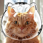 Cat Head Cover Portable Transparent Prevent Biting and Scratching Breathable Safety Travel Cat Carrier Bag Cats Pet