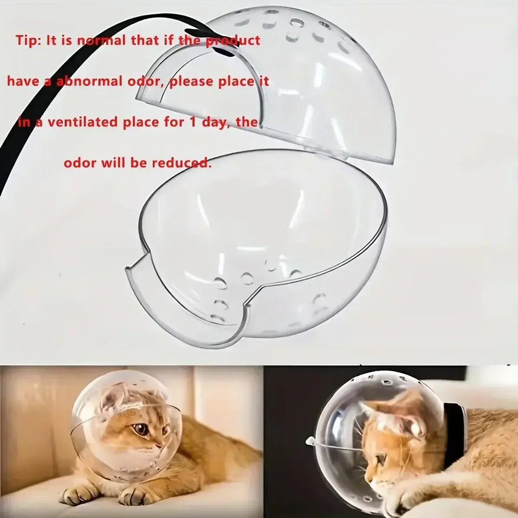 Cat head protection ball pet grooming accessories breathable mask swimming helmet cat supplies