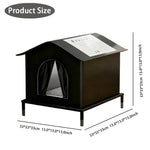 Cat House for Outside or Indoor Coldproof and Insulated Designs for Strays Cats All Season Large Capacity and Warm