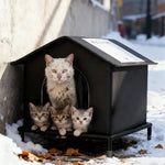Cat House for Outside or Indoor Coldproof and Insulated Designs for Strays Cats All Season Large Capacity and Warm