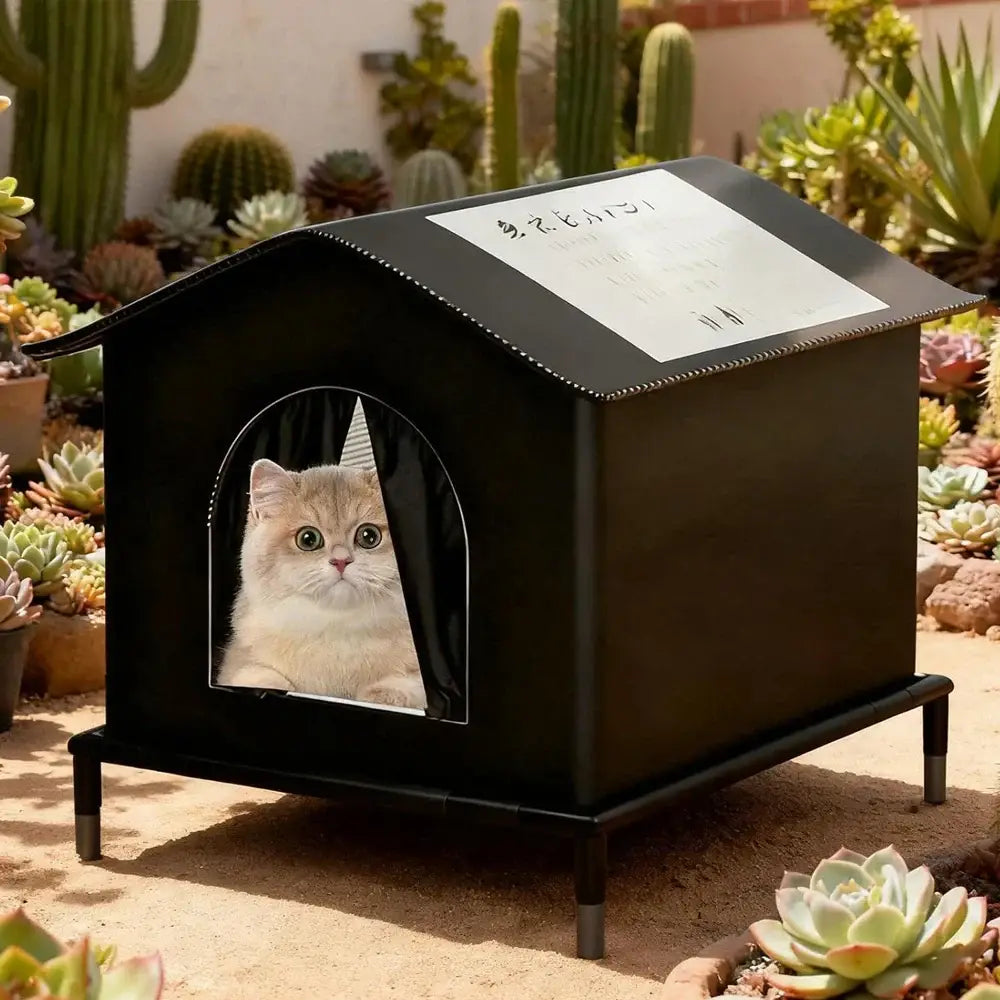 Cat House for Outside or Indoor Coldproof and Insulated Designs for Strays Cats All Season Large Capacity and Warm