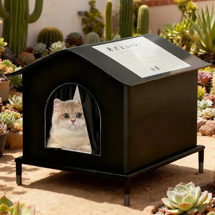 Cat House for Outside or Indoor Coldproof and Insulated Designs for Strays Cats All Season Large Capacity and Warm