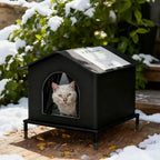 Cat House for Outside or Indoor Coldproof and Insulated Designs for Strays Cats All Season Large Capacity and Warm