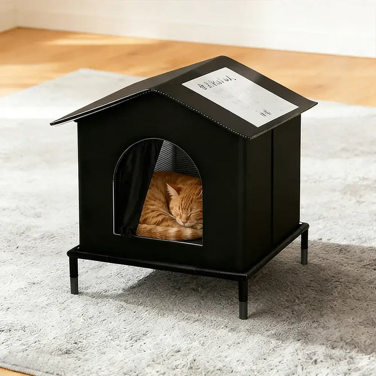 Cat House for Outside or Indoor Coldproof and Insulated Designs for Strays Cats All Season Large Capacity and Warm