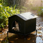 Cat House for Outside or Indoor Coldproof and Insulated Designs for Strays Cats All Season Large Capacity and Warm