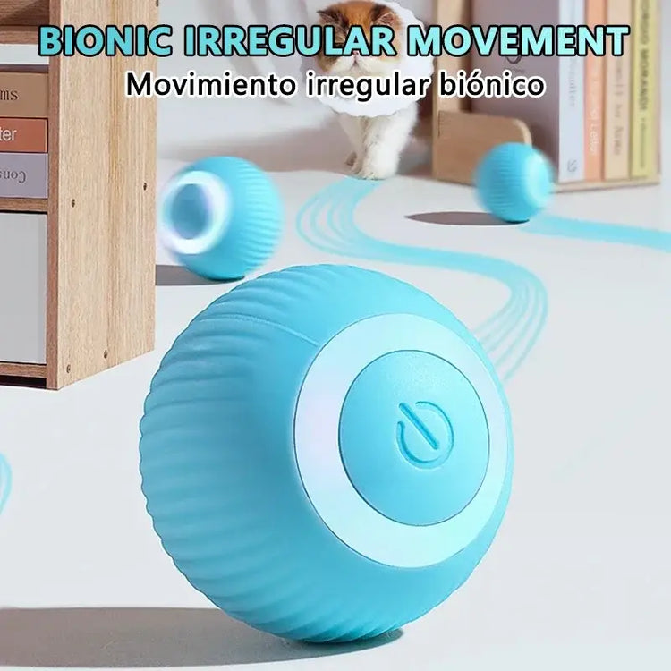 Cat Interactive Ball Smart Cat Toys Electronic Interactive Cat Toy Indoor Automatic Rolling Magic Ball PetAccessories