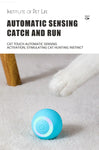 Cat Interactive Ball Smart Cat Toys Electronic Interactive Cat Toy Indoor Automatic Rolling Magic Ball PetAccessories