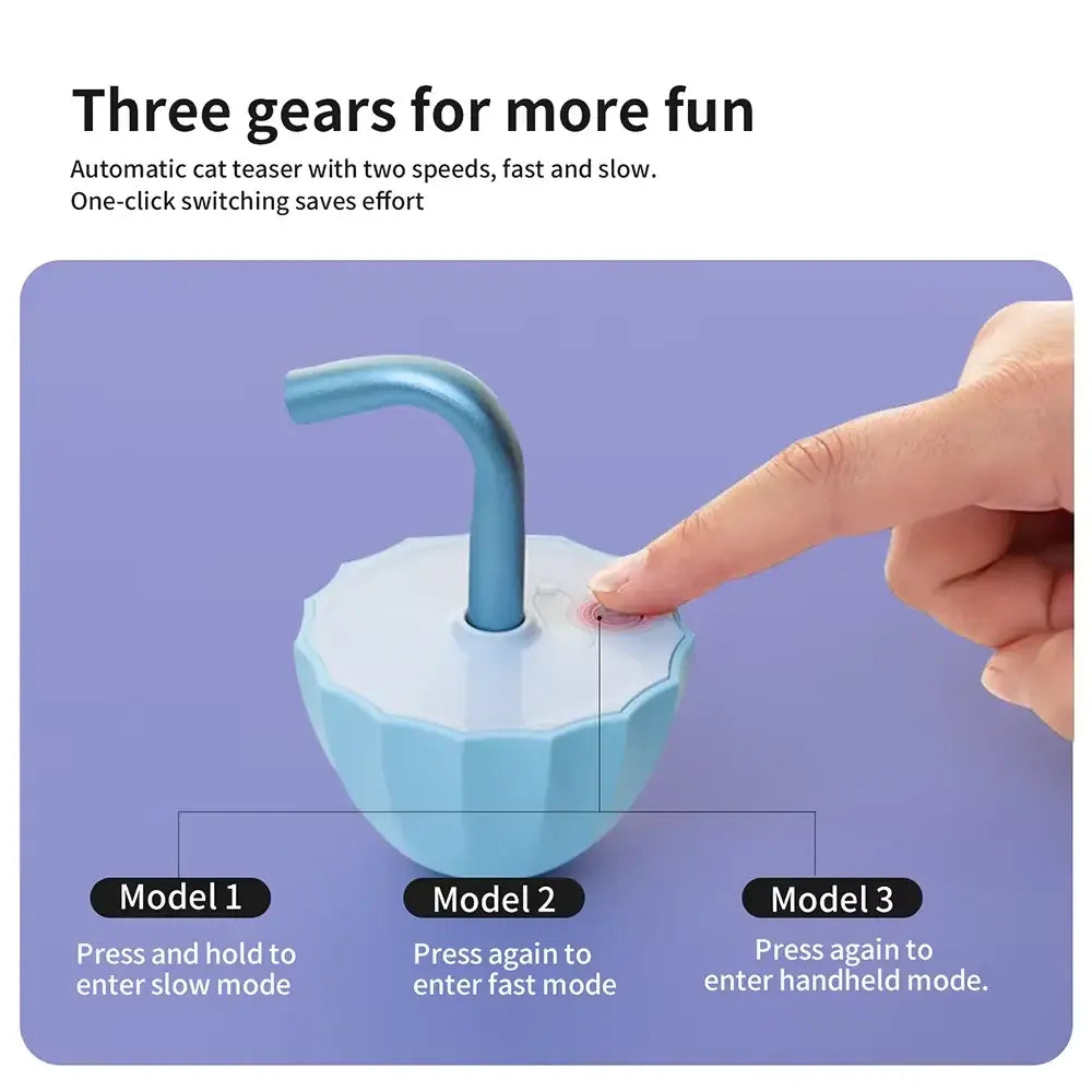 Cat Laser Toy Interactive Tumbler Design for Indoor Kitten Tumbler Interaction Toys USB Charging 360 Degree Irregular