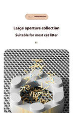 Cat Litter Mat 2-Layer Design Premium Sand Trapping Technology Waterproof Base Non-Slip Pet Floor Protector for Indoor