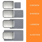 Cat Litter Mat 2-Layer Design Premium Sand Trapping Technology Waterproof Base Non-Slip Pet Floor Protector for Indoor