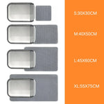 Cat Litter Mat 2-Layer Design Premium Sand Trapping Technology Waterproof Base Non-Slip Pet Floor Protector for Indoor