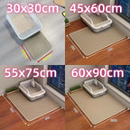 Cat Litter Mat 2-Layer Design Premium Sand Trapping Technology Waterproof Base Non-Slip Pet Floor Protector for Indoor