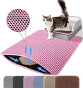 Cat Litter Mat Double Layer Pet Non Slip Big Pet Litter Box Filter MatWear Resistant Waterproof Anti-slip Cat Litter