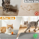 Cat Litter Mat Double Layer Waterproof Anti-slip Cat Litter Box Extra Large Size Washable and Reusable Floor Anti-dirty