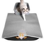 Cat Litter Mat Double Layer Waterproof Anti-slip Cat Litter Box Extra Large Size Washable and Reusable Floor Anti-dirty