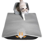 Cat Litter Mat Double Layer Waterproof Anti-slip Cat Litter Box Extra Large Size Washable and Reusable Floor Anti-dirty