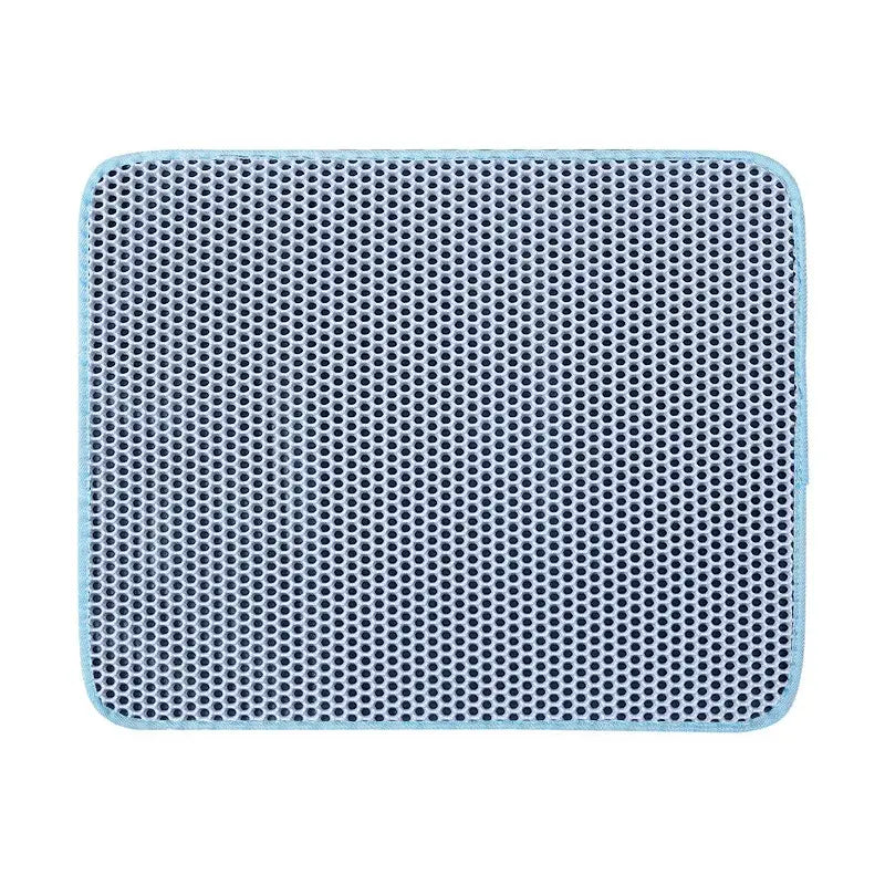 Cat Litter Mat Large Size Waterproof Pet Toilet Cat Litter Trapping Mat Non Slip Double Layer Cats Litter Box Pad Pet
