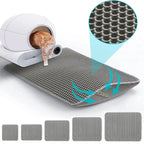 Cat Litter Mat Large Size Waterproof Pet Toilet Cat Litter Trapping Mat Non Slip Double Layer Cats Litter Box Pad Pet