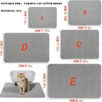 Cat Litter Mat Large Size Waterproof Pet Toilet Cat Litter Trapping Mat Non Slip Double Layer Cats Litter Box Pad Pet