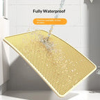 Cat litter mat - prevents litter tracking filters stops splashing keeps litter box clean,double-layer pet mat for cats