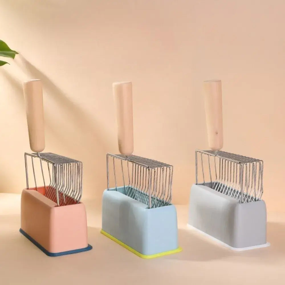 Cat Litter Scoop Set: Fine-Mesh Thickened Large Size – The Ultimate Cat Litter Scoop Plastic Pet Supplies