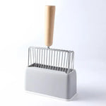 Cat Litter Scoop Set: Fine-Mesh Thickened Large Size – The Ultimate Cat Litter Scoop Plastic Pet Supplies - GRAY