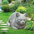 Cat Ornament Resin Cat Statue Realistic Cartoon Cat Sculpture Unique Art Figurines Ornaments Home Decor - Resin
