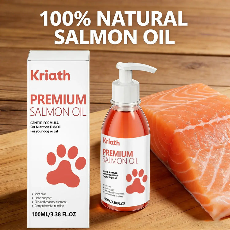 Cat Premium Salmon Oil Nourishing Skin Smooth Hair Protect Joint Support Heart Health Gentle Body Care Pet Nutrition
