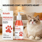 Cat Premium Salmon Oil Nourishing Skin Smooth Hair Protect Joint Support Heart Health Gentle Body Care Pet Nutrition