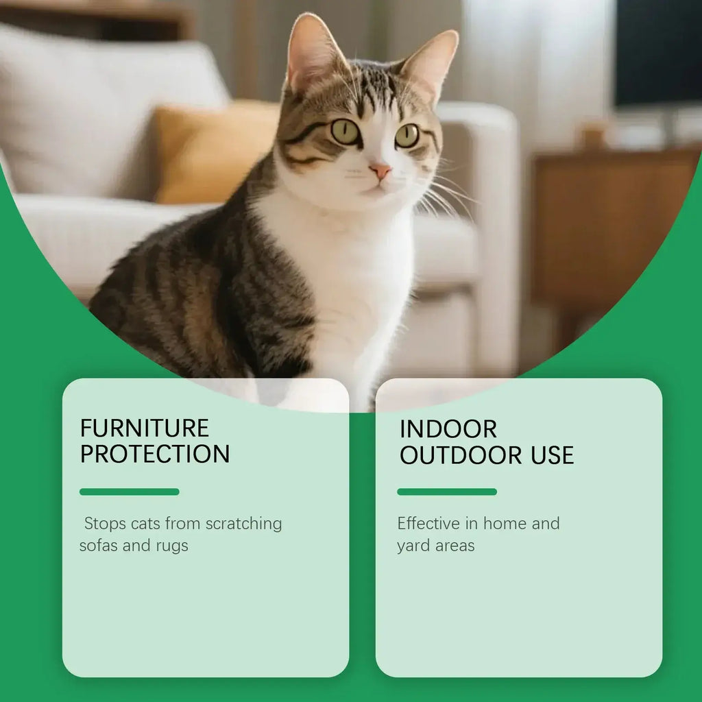 Cat Repellent Spray Indoor Outdoor Anti Cat Scratch Furniture Protector Stop Cat Climbing Bed Urine Marking Pet