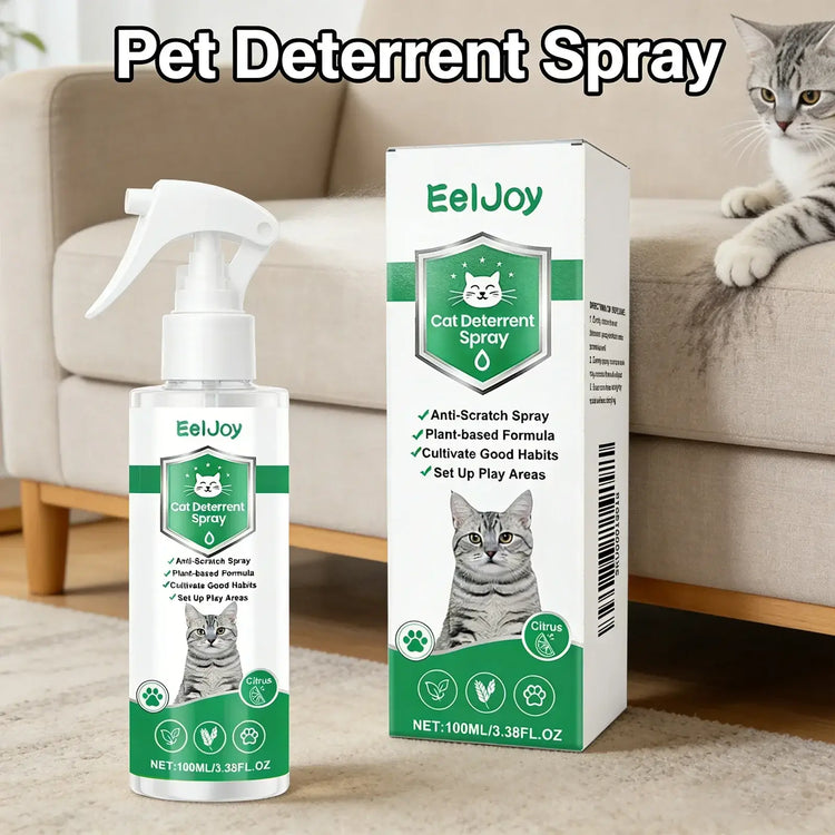 Cat Repellent Spray Indoor Outdoor Anti Cat Scratch Furniture Protector Stop Cat Climbing Bed Urine Marking Pet