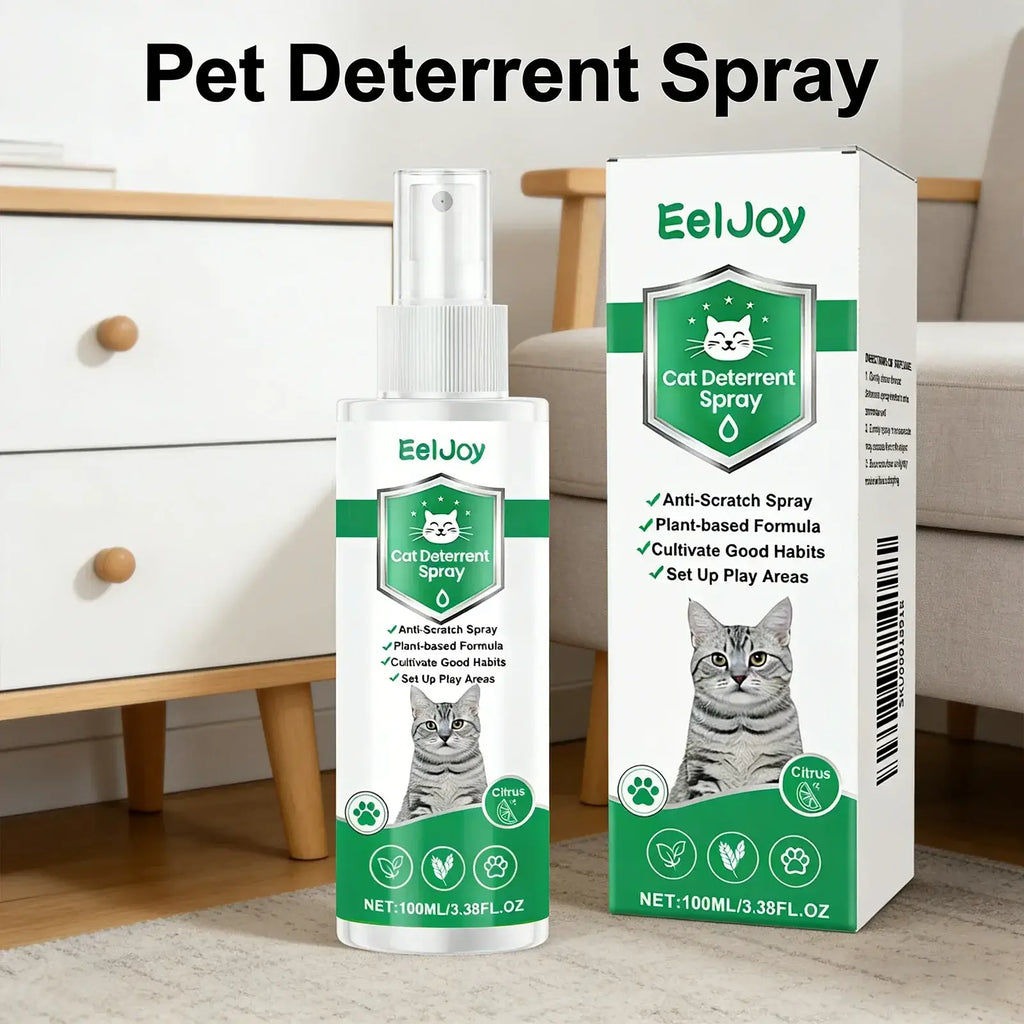 Cat Repellent Spray Indoor Outdoor Anti Cat Scratch Furniture Protector Stop Cat Climbing Bed Urine Marking Pet