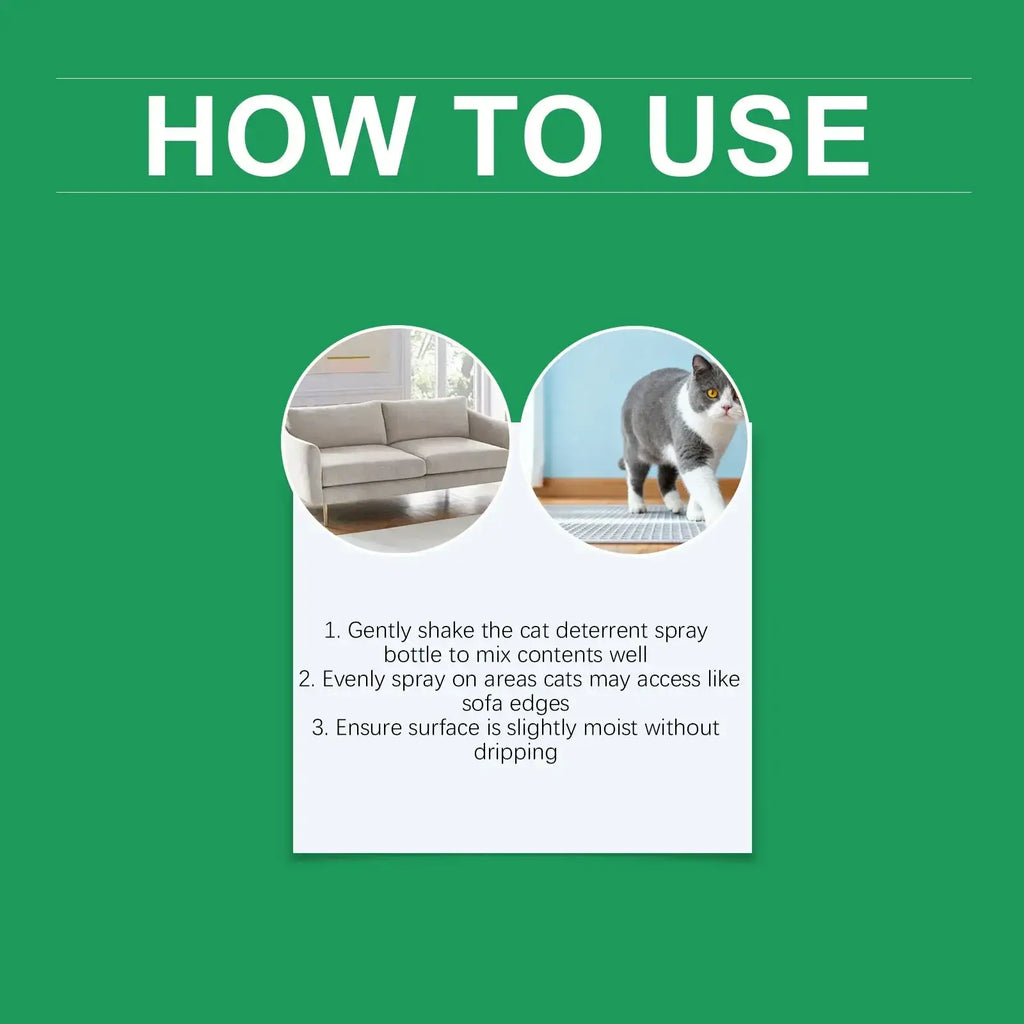 Cat Repellent Spray Indoor Outdoor Anti Cat Scratch Furniture Protector Stop Cat Climbing Bed Urine Marking Pet