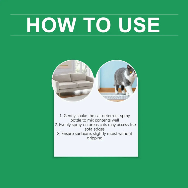 Cat Repellent Spray Indoor Outdoor Anti Cat Scratch Furniture Protector Stop Cat Climbing Bed Urine Marking Pet