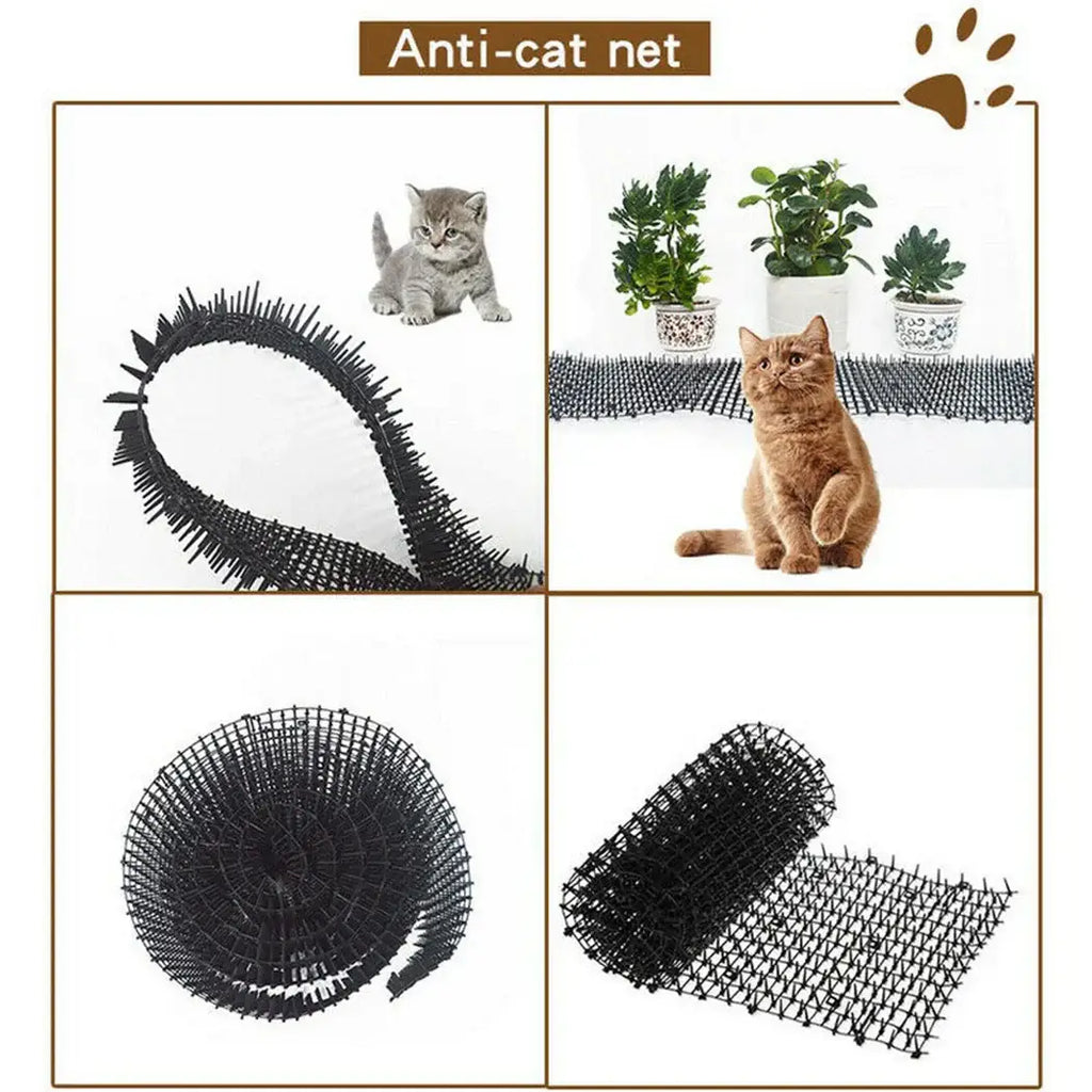 Cat Scat Mat Garden Anti-Cat And Pest Plastic Prickle Strip Network Digging Stopper Cat Dog Expulsion Mat Anti-Cat