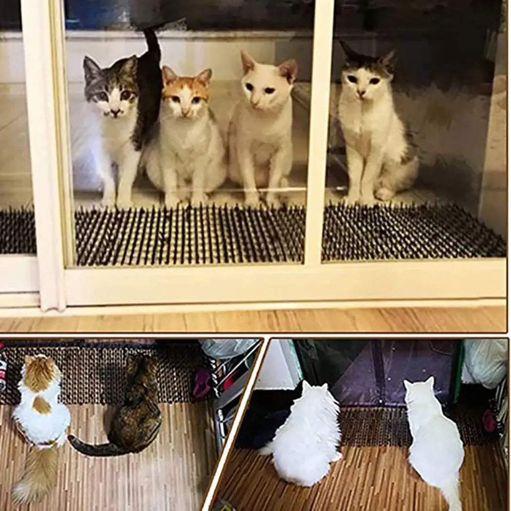 Cat Scat Mat Garden Anti-Cat And Pest Plastic Prickle Strip Network Digging Stopper Cat Dog Expulsion Mat Anti-Cat