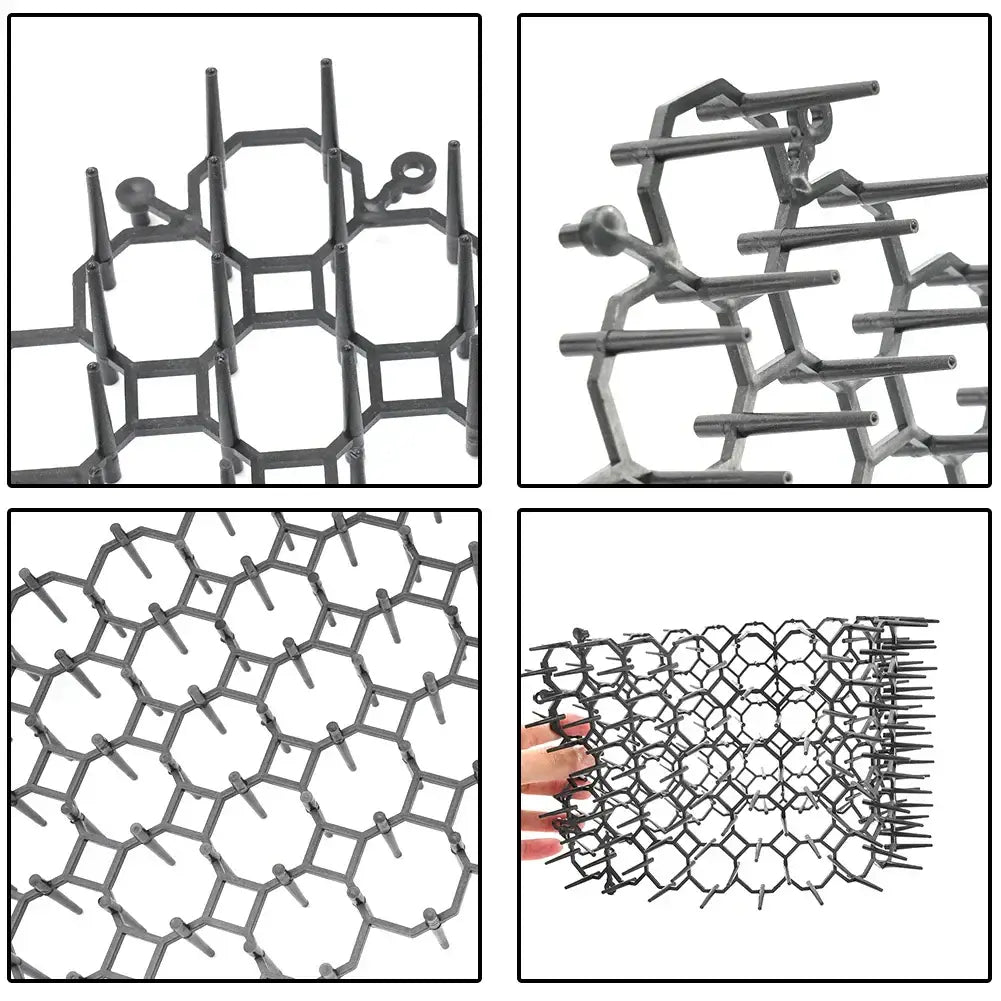 Cat Scat Mat Garden Anti-Cat And Pest Plastic Prickle Strip Network Digging Stopper Cat Dog Expulsion Mat Anti-Cat