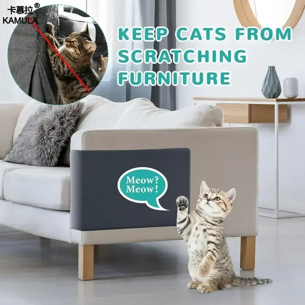Cat Scratching Mat Self-Adhesive Trimmable Carpet Cat Scratching Post Carpet for Anti-scratching Sofa Furniture