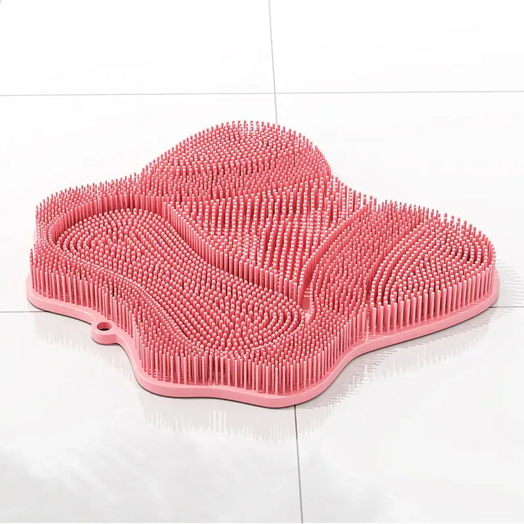 Cat Scratching Post Grooming Tool Multi-functional Wall Mounting Climbing Cat Scratcher - Pink