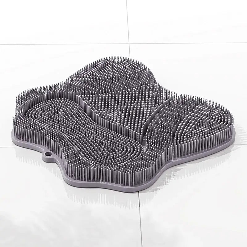 Cat Scratching Post Grooming Tool Multi-functional Wall Mounting Climbing Cat Scratcher - GRAY