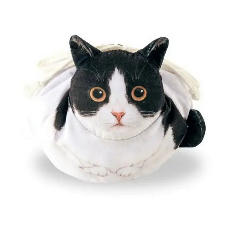 Cat-Shaped Cosmetic Storage Bag,Drawstring Closure,Cute Travel Size Makeup Skincare Toiletry Organizer Pouch,Gift for