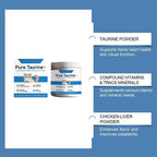 Cat Taurine Powder Gentle Formula To Care For Pet’s Comfortable Body Massage Care Nutrition Powder Taurine powder for
